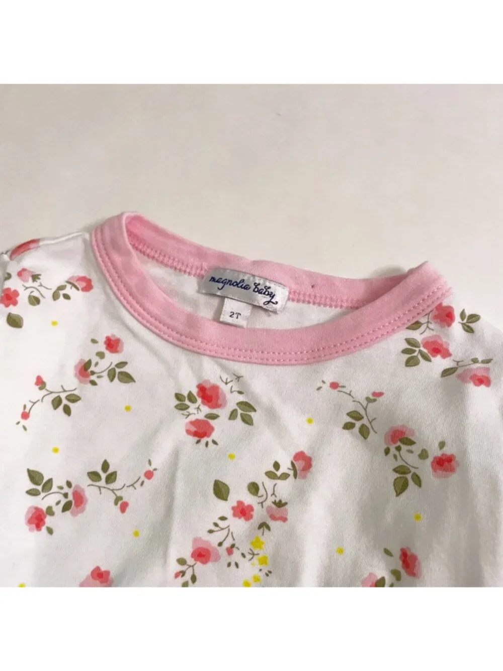 Magnolia Baby Vintage Rose Pajama Set, Size 2T